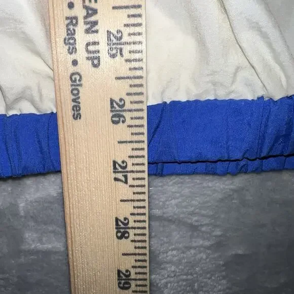 Vintage 90s Chaps Ralph Lauren 1/4 Zip Windbreaker Multicolor Polyester Jacket M - Picture 7 of 7